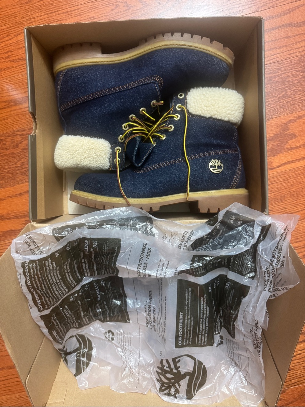 Timberland for men blue denim limited edition Winter Boots